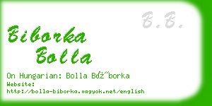 biborka bolla business card